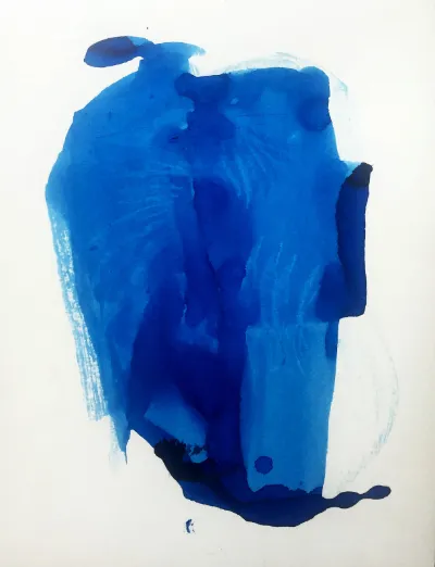 Blue Bay, 9x12, Watercolor on Paper, by Michele Zuzalek