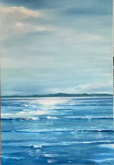 Channel Islands 3, 24x36, Oil on canvas, by Michele Zuzalek
