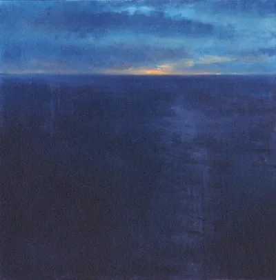 Last Night, 16x20, Mixed media on panel, by Michele Zuzalek