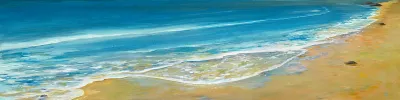 Outgoing, 15x30, Oil on canvas, by Michele Zuzalek