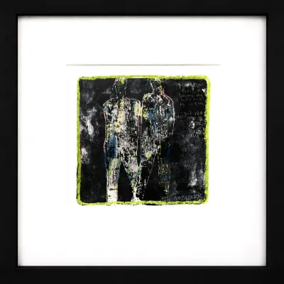 We, Are, 12x12, Mixed media, by Michele Zuzalek